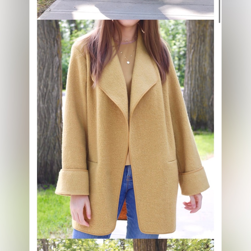 Aritzia Wilfred 100% Merino Wool Fall Jacket / Cardigan